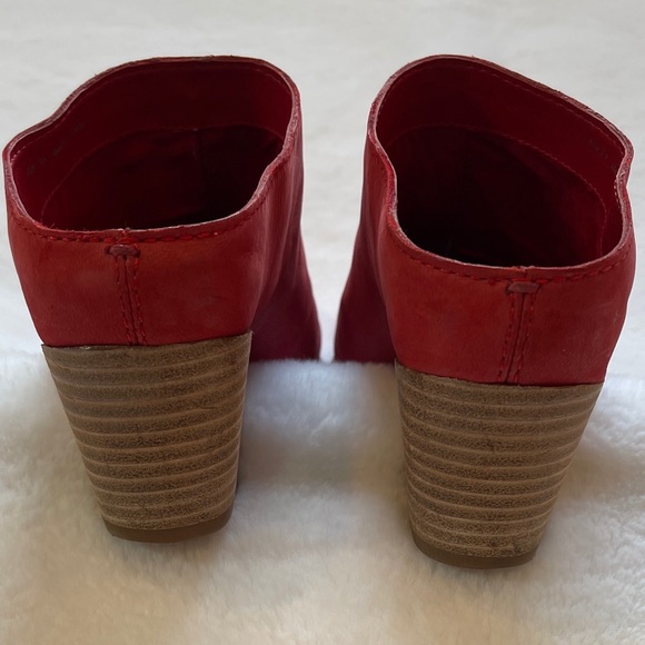 Dolce Vita | Anthropologie Red Leather Mules - Picture 5 of 11